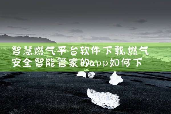 智慧燃气平台软件下载