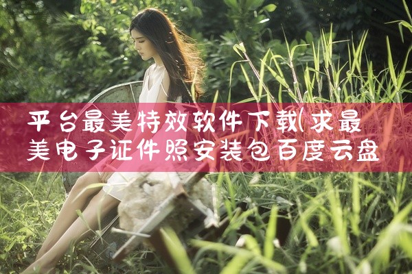 平台最美特效软件下载