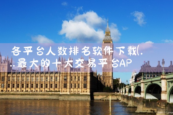 各平台人数排名软件下载