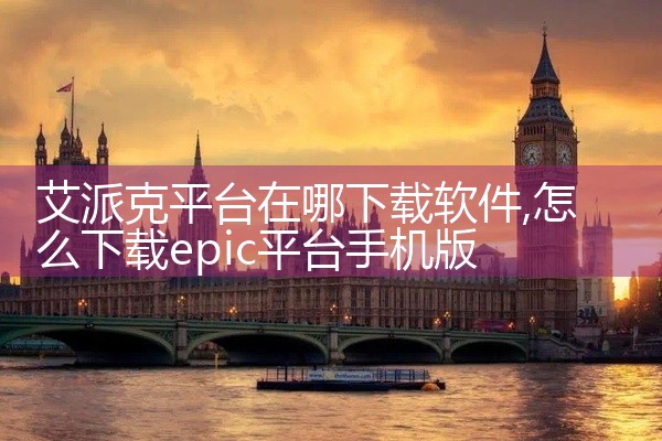 艾派克平台在哪下载软件
