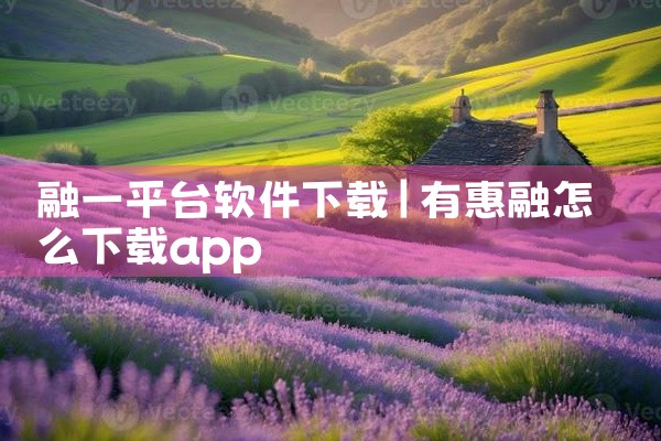 融一平台软件下载