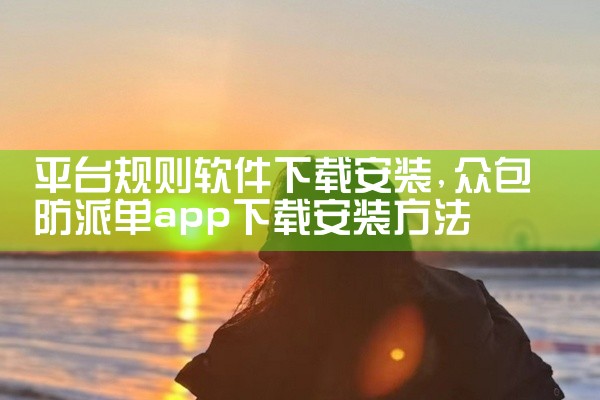 平台规则软件下载安装
