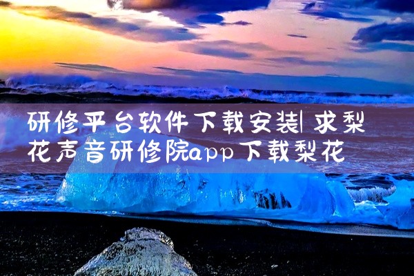 研修平台软件下载安装